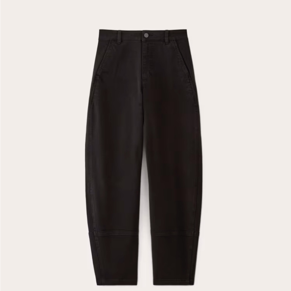 Everlane barrel pants size OR black